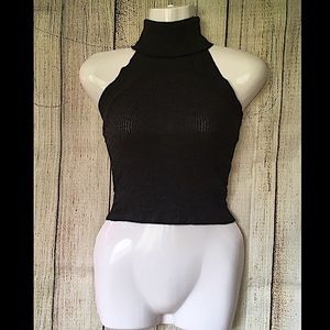 Turtle neck Crop top